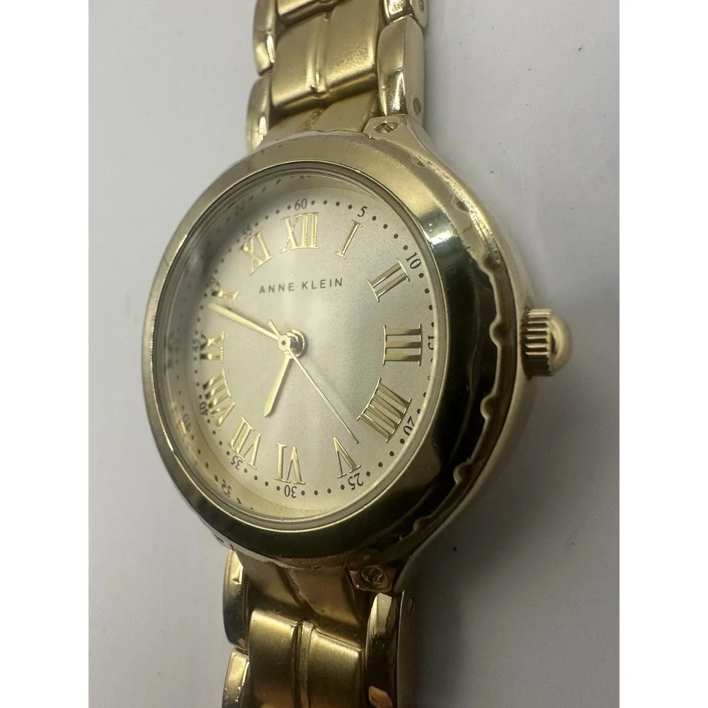 Anne Klein‎ Ladies Analog Quartz Watch AK/1302 New Battery 32MM 6.75